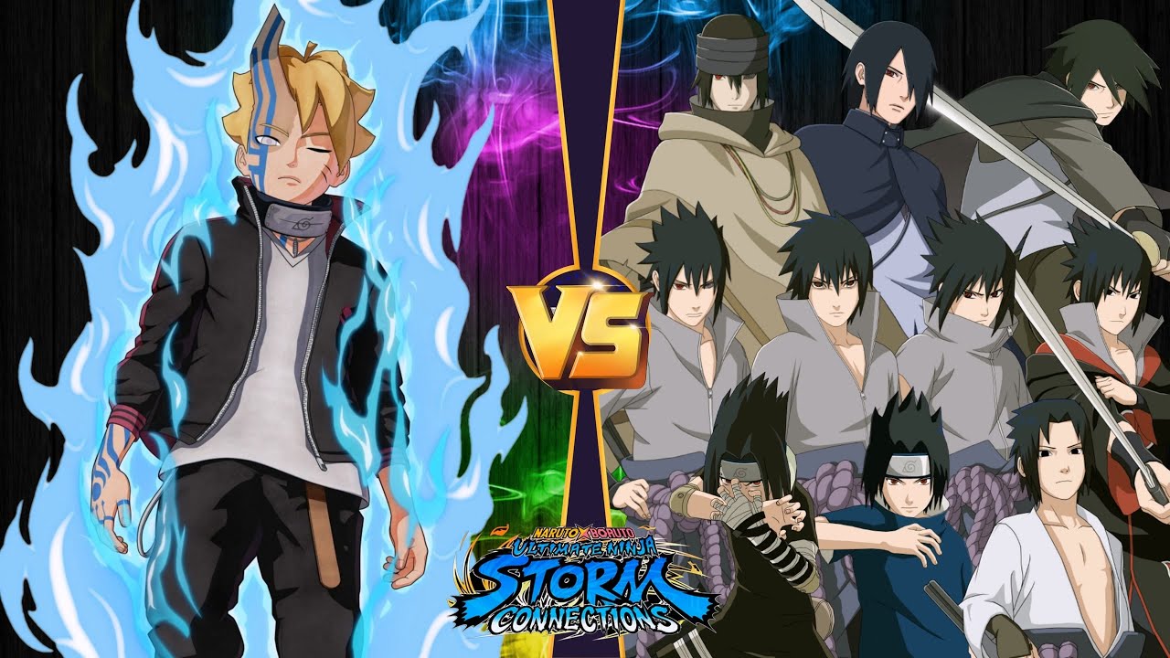 【Boruto Uzumaki karma VS All Sasuke Uchiha Marathon battle】 NARUTO X BORUTO Ultimate Ninja STORM