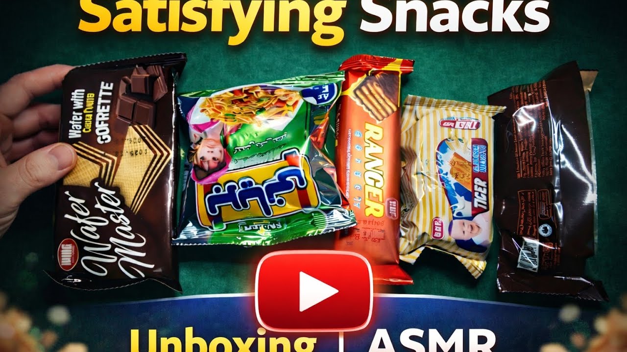 Satisfying Snack Unboxing | ASMR No Talking