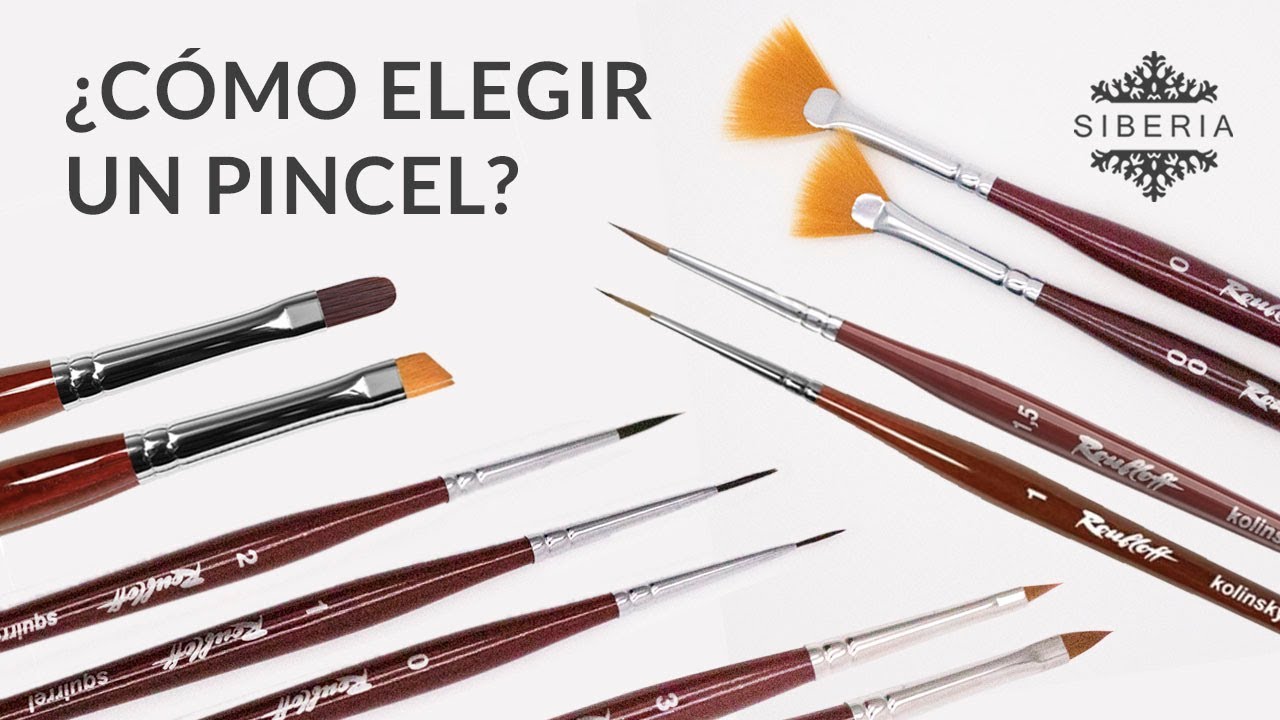 TIPOS de PINCELES para DECORAR UÑAS 💅 ¿Cómo elegir el MEJOR PINCEL para NAIL ART?