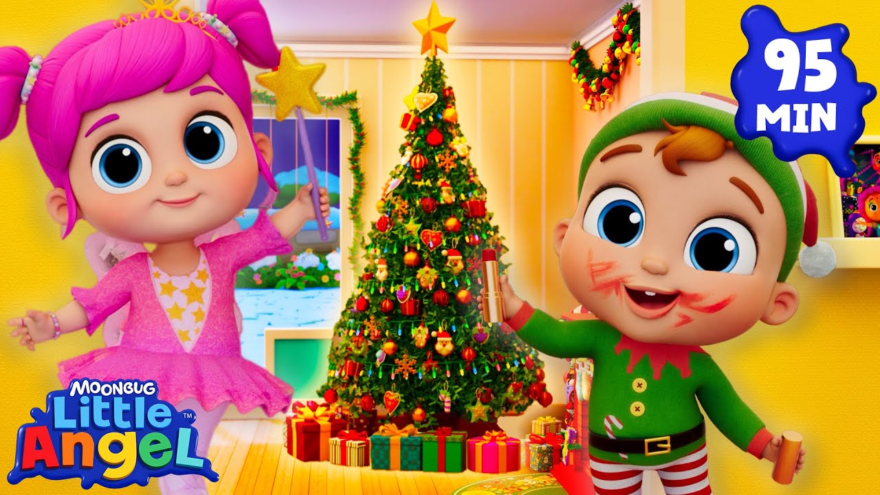 The Happiest Holiday Moments Ever! | 90 Minutes | Little Angel | Moonbug Kids - Healthy Habits