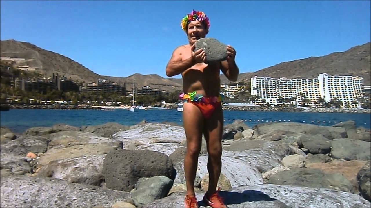 Discodancer Vlado tanzt in Anfi del Mar-Gran Canaria