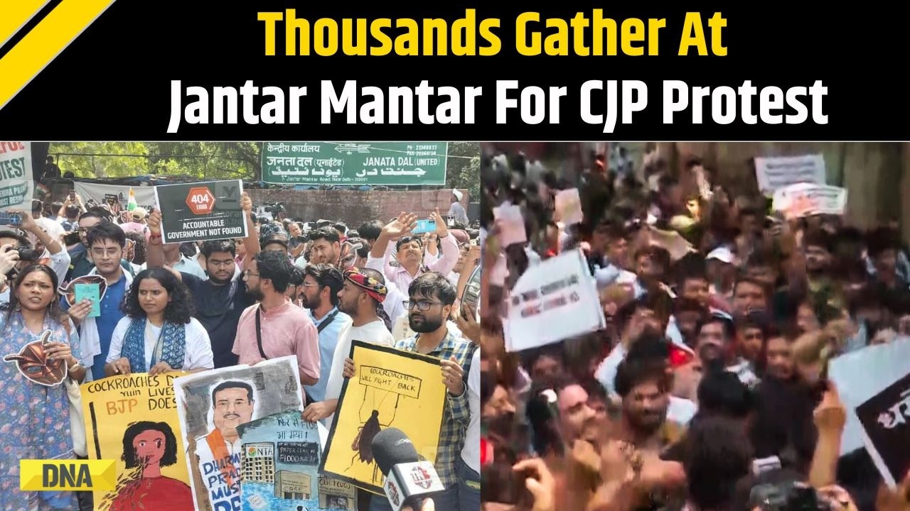 CJP Protest: Crowd Gathers At Delhi's Jantar Mantar After Police Grants Permission To Protest