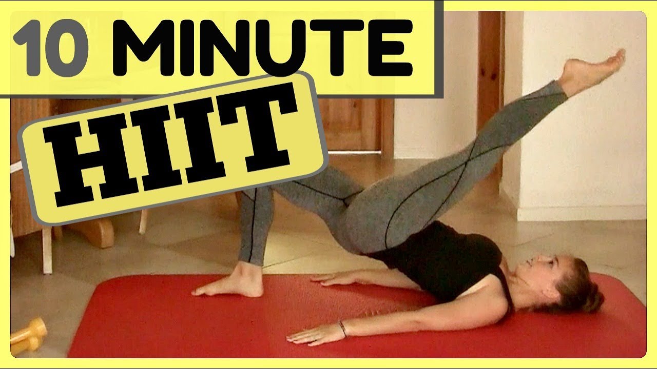 10 Min Calorie Buring HIIT Cardio Workout to do at Home