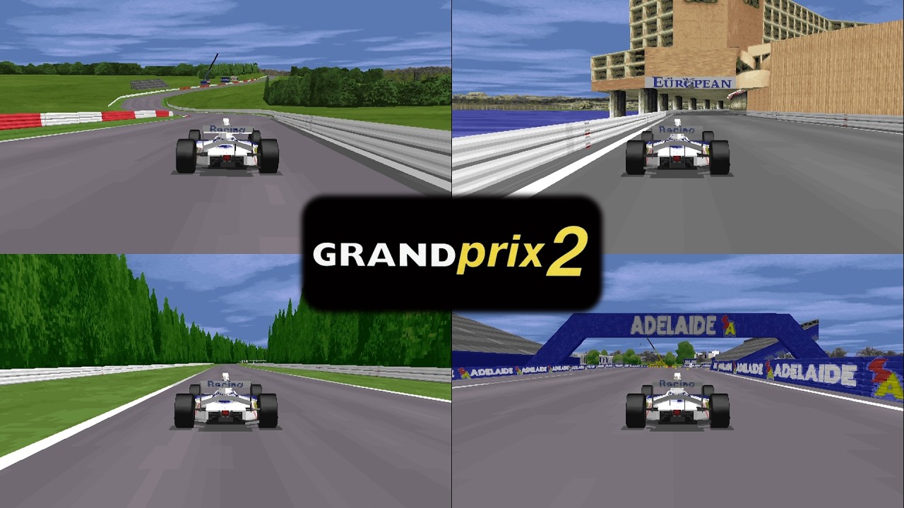 Grand Prix 2 (DOS) - Все Гоночные Трассы
