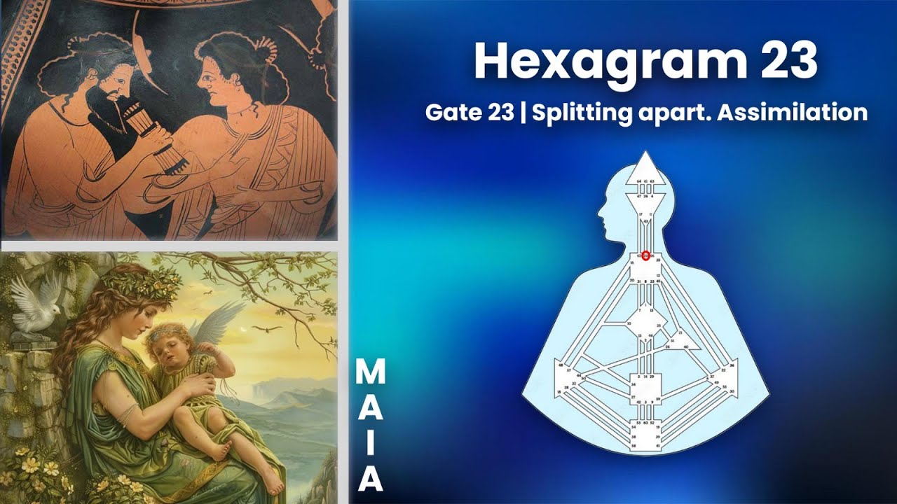Hexagram 23 | Gate 23 - Human Design | Splitting apart. Assimilation.