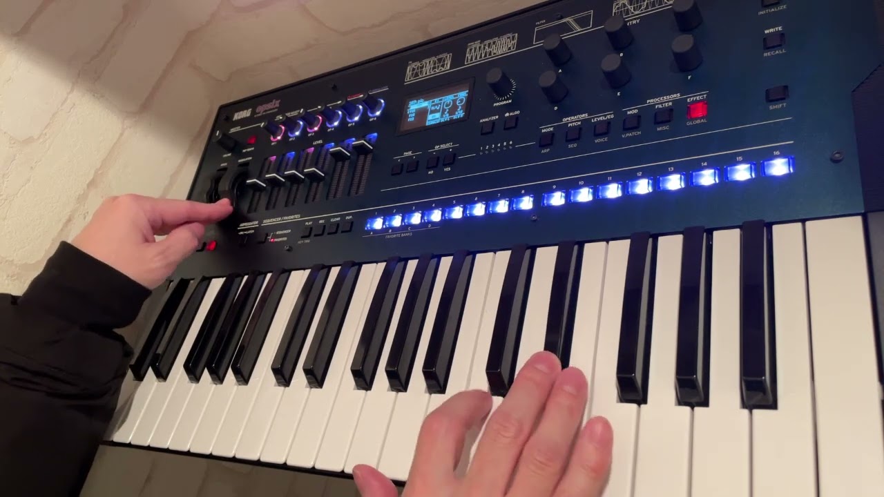 ソーサリアン / オープニング をKORG opsixで弾いてみた