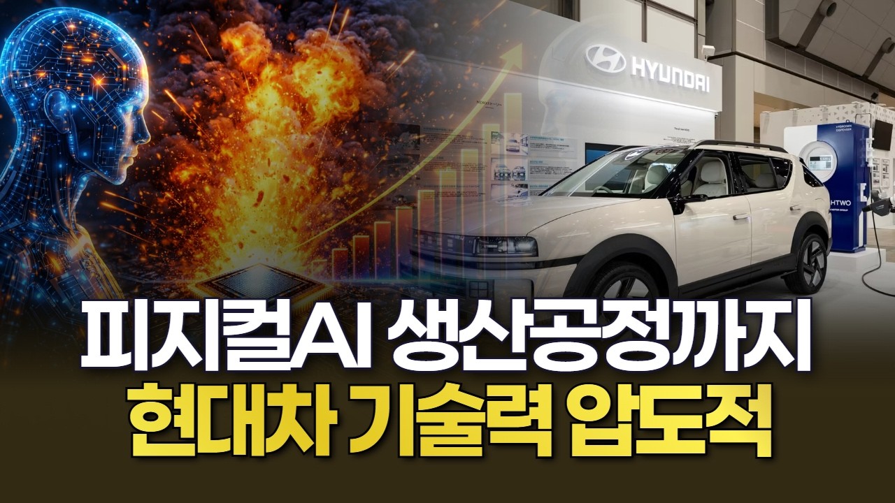 피지컬AI 생산공정까지…현대차 기술력 압도적