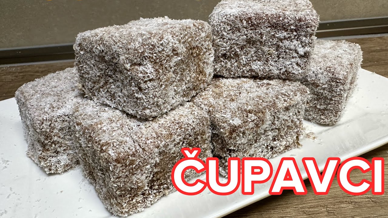 Kokos kocke - Čupavci - Najlepši kokos kolač