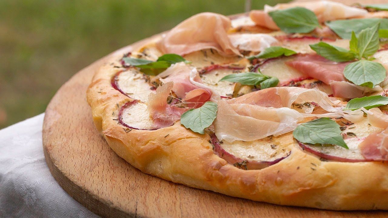 Summer Peach Focaccia