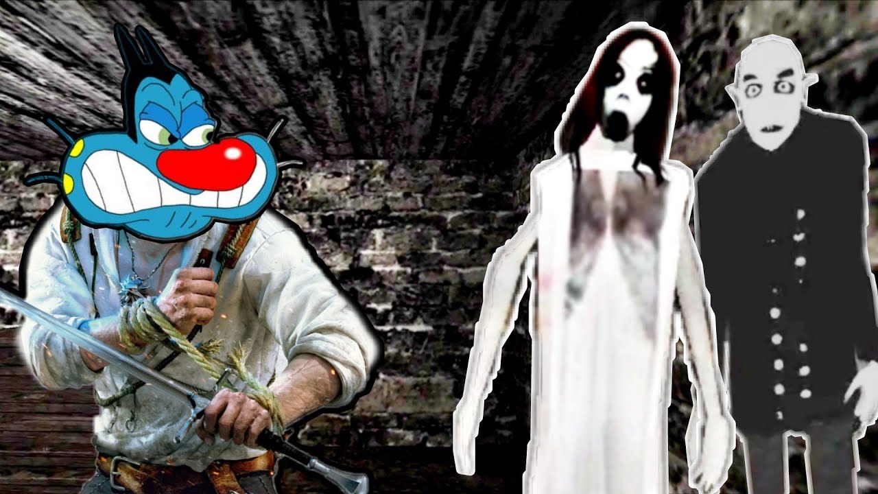 Oggy Vs Slendrina | Slendrina X Part 1 With Oggy And Jack Voice | The Ghost