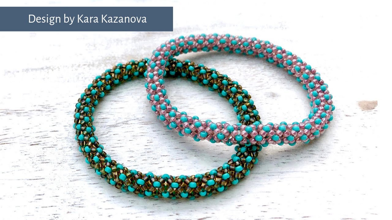 Tubular Bangle Tutorial | Chenille without border | Beaded Bangle