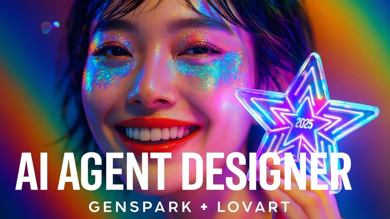 【AI美術生】LOVART & Genspark：當AI不只會寫程式，還會跟你一起畫圖、做設計！