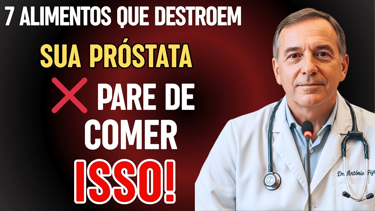 7 Alimentos que DESTROEM sua Próstata (evite agora mesmo!) | Dr. António Figueira