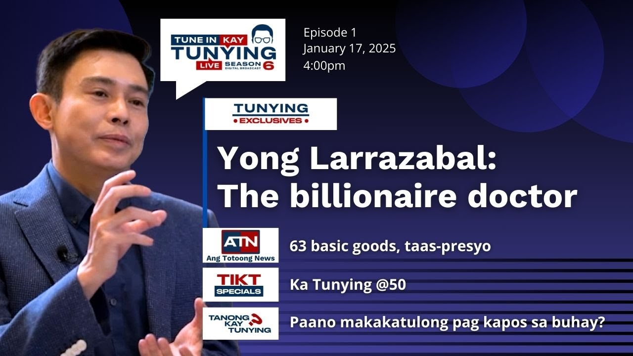 63 basic goods, taas-presyo; bilyonaryong eye doctor, first Pinoy world marathoner din!