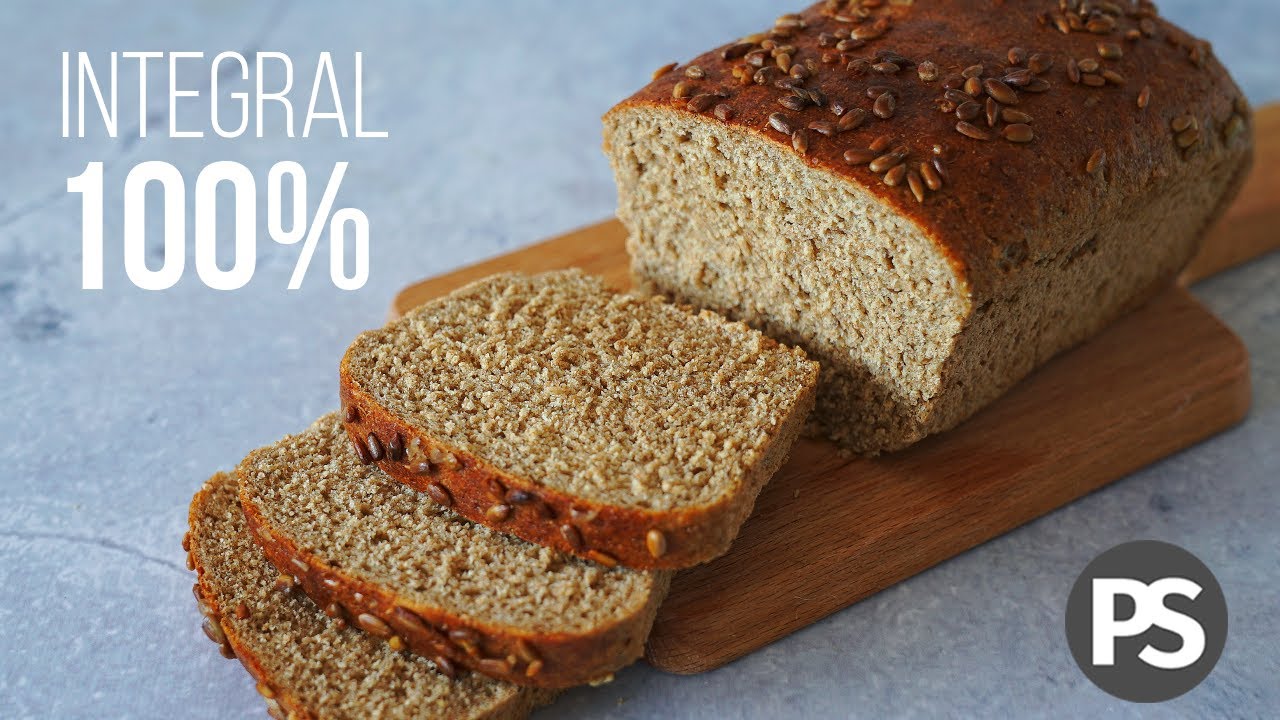 Pan Molde 100% INTEGRAL | sin huevo, sin lácteos y fácil | (VEG) AUXY