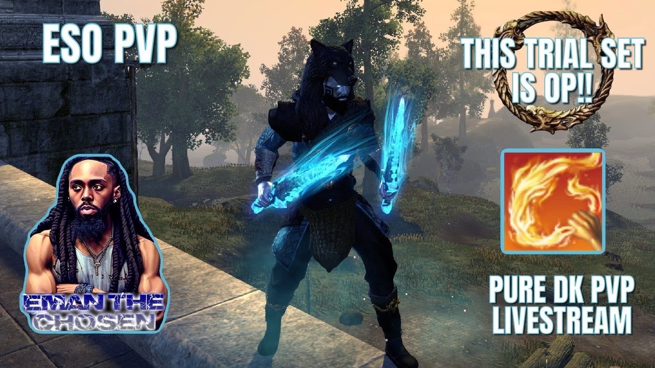 ESO PVP: THIS TRIAL SET IS OP!!! PURE DK PVP LIVESTREAM!!