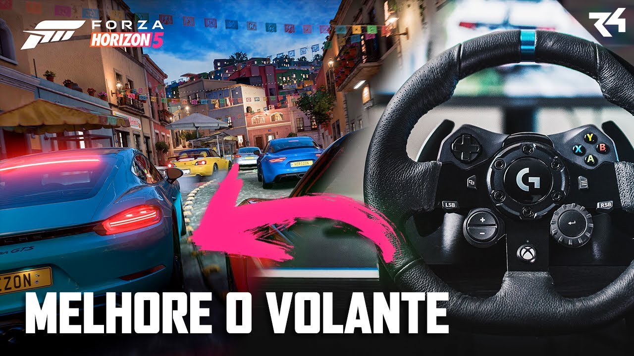 Forza Horizon 5 no Volante - Melhorando a direção no Logitech G923 para iniciantes
