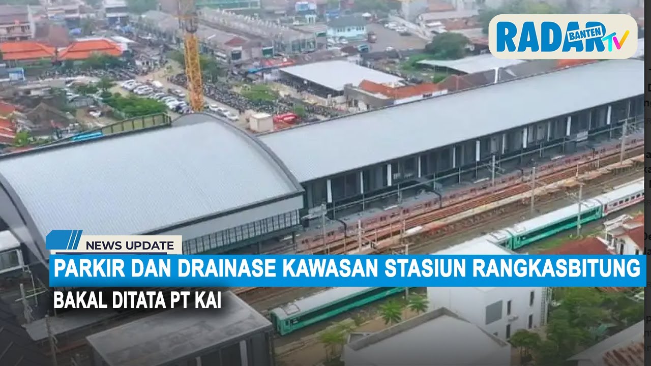 Parkir dan Drainase Kawasan Stasiun Rangkasbitung Bakal Ditata PT KAI