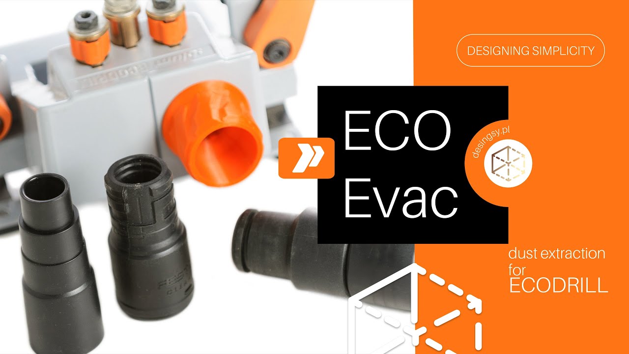 EcoEvac Adapter odsysania do Blum Ecodrill - Dustport