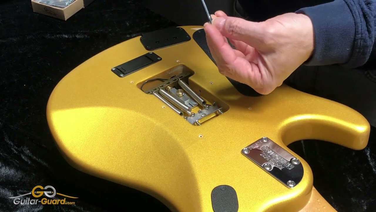 Hardtailer Installation - Tremolo Blockiersystem von Guitar-Guard Tremolo blockieren ganz einfach!