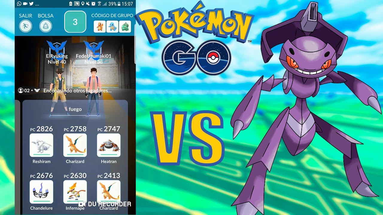 Nosotros 2 solos vs Genesect | Pokemon Go | FedeUzumaki