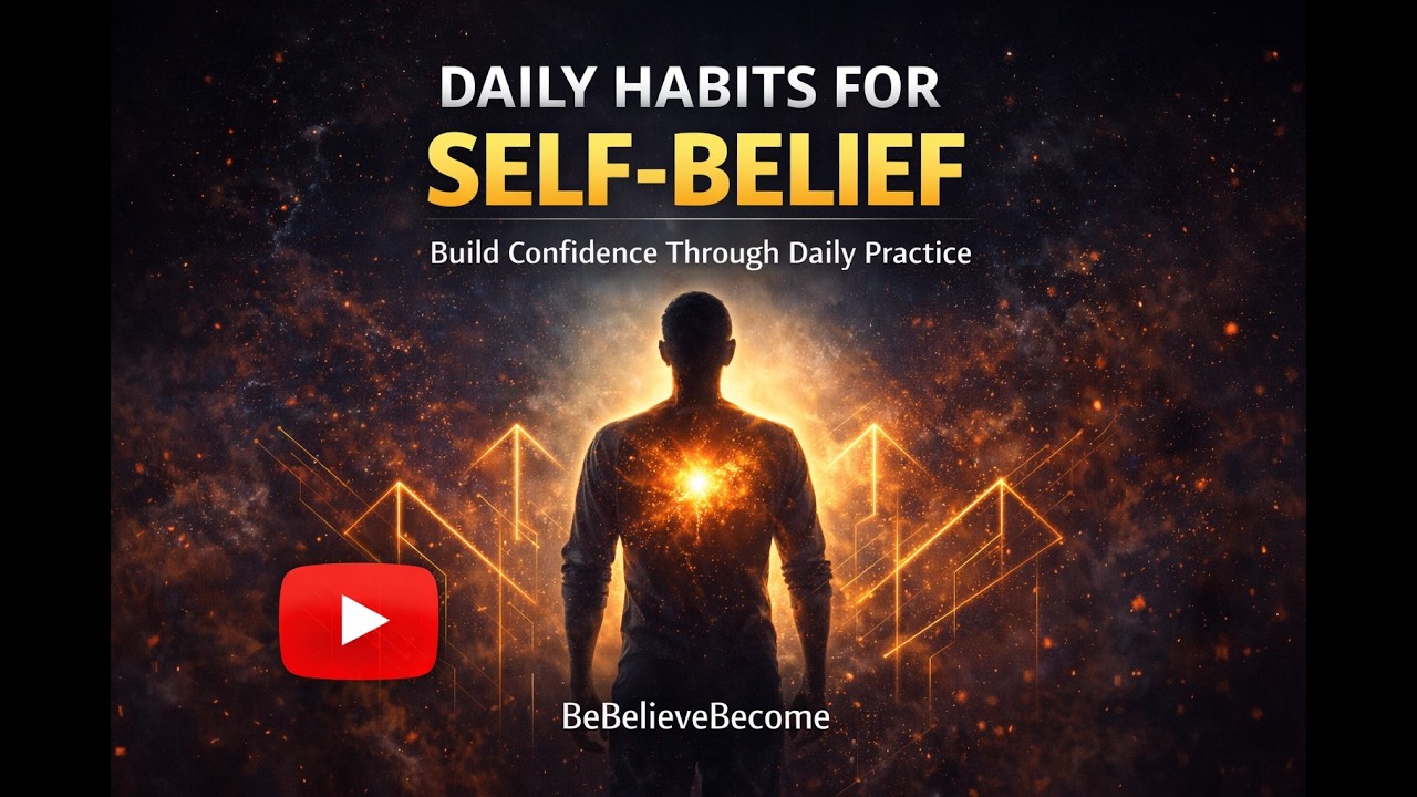 Daily Habits for Self-Belief | How Confidence Is Built Daily