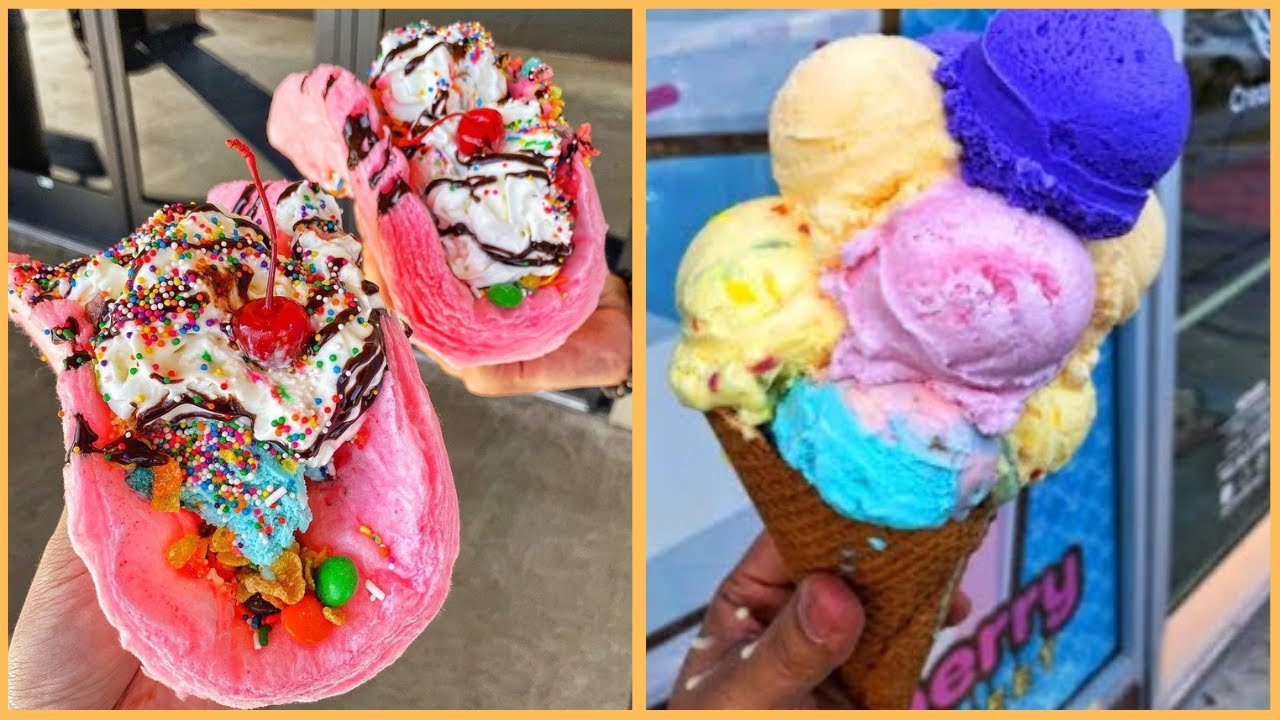 So Yummy Desserts & Ice Cream | Yummy And Satisfying Dessert |  Delicious Chocolate | Yummy Sundae