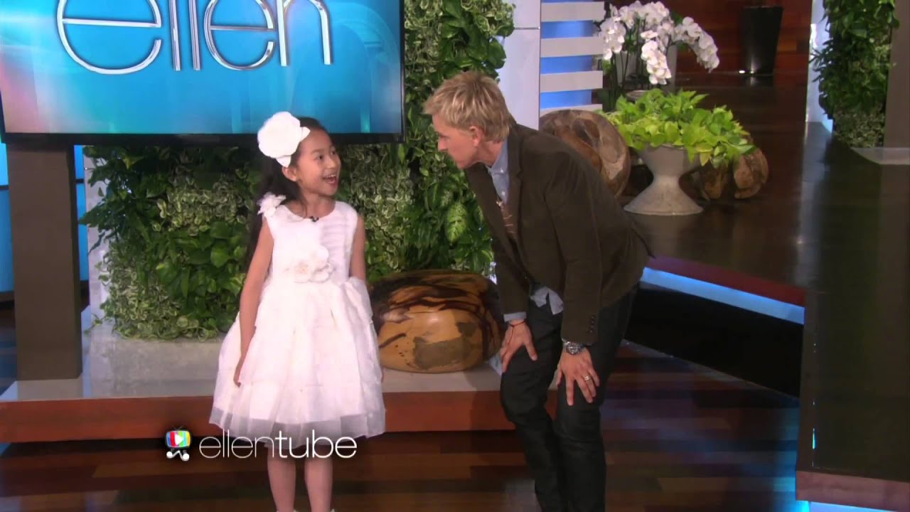 Harmony Zhu - at The Ellen Show