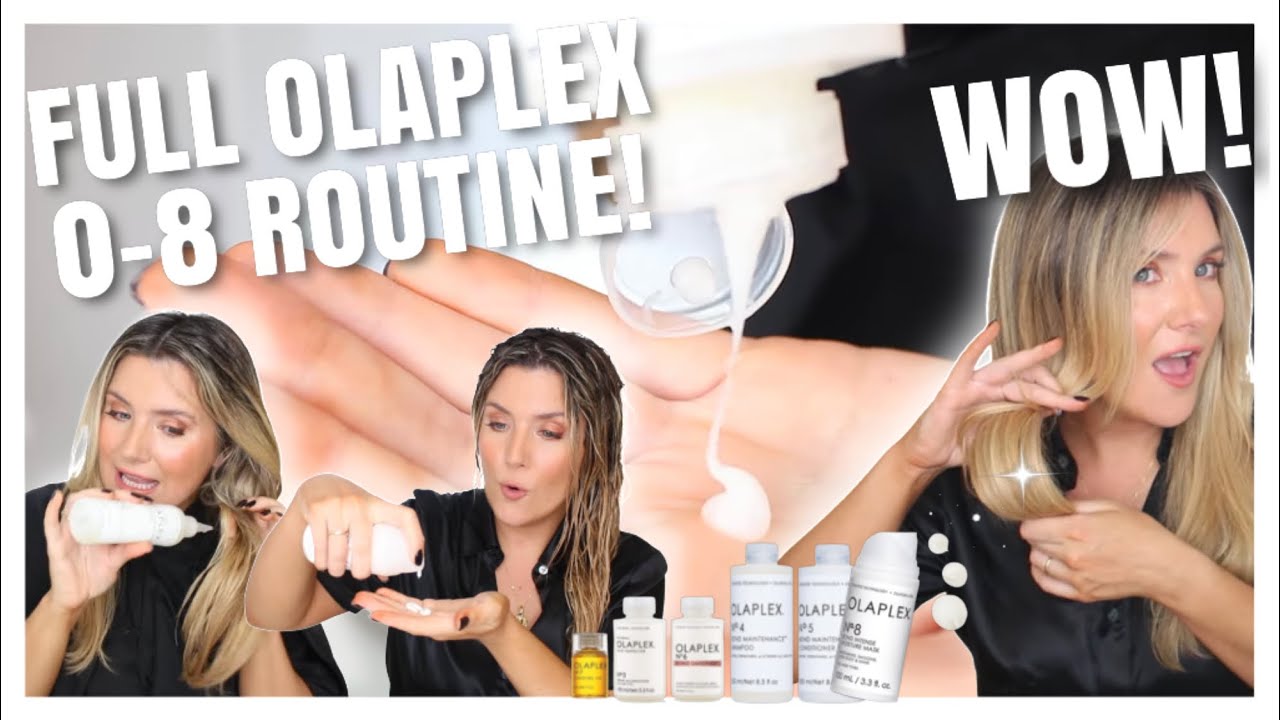FULL OLAPLEX ROUTINE ! HOW I USE OLAPLEX No 0 to 8 and DOES IT WORK ? FT LILYSILK