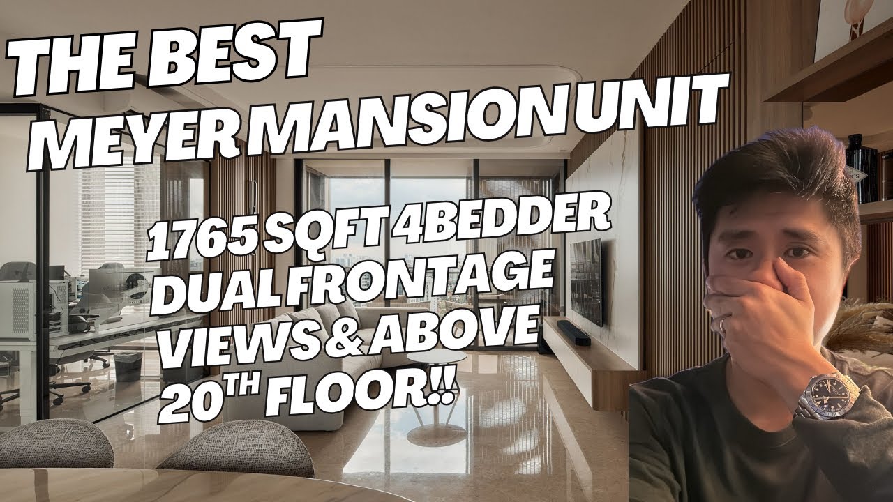 Inside Meyer Mansion’s 1765 SQFT Dual balcony frontage unit above 20th floor OMG THE VIEWS! 