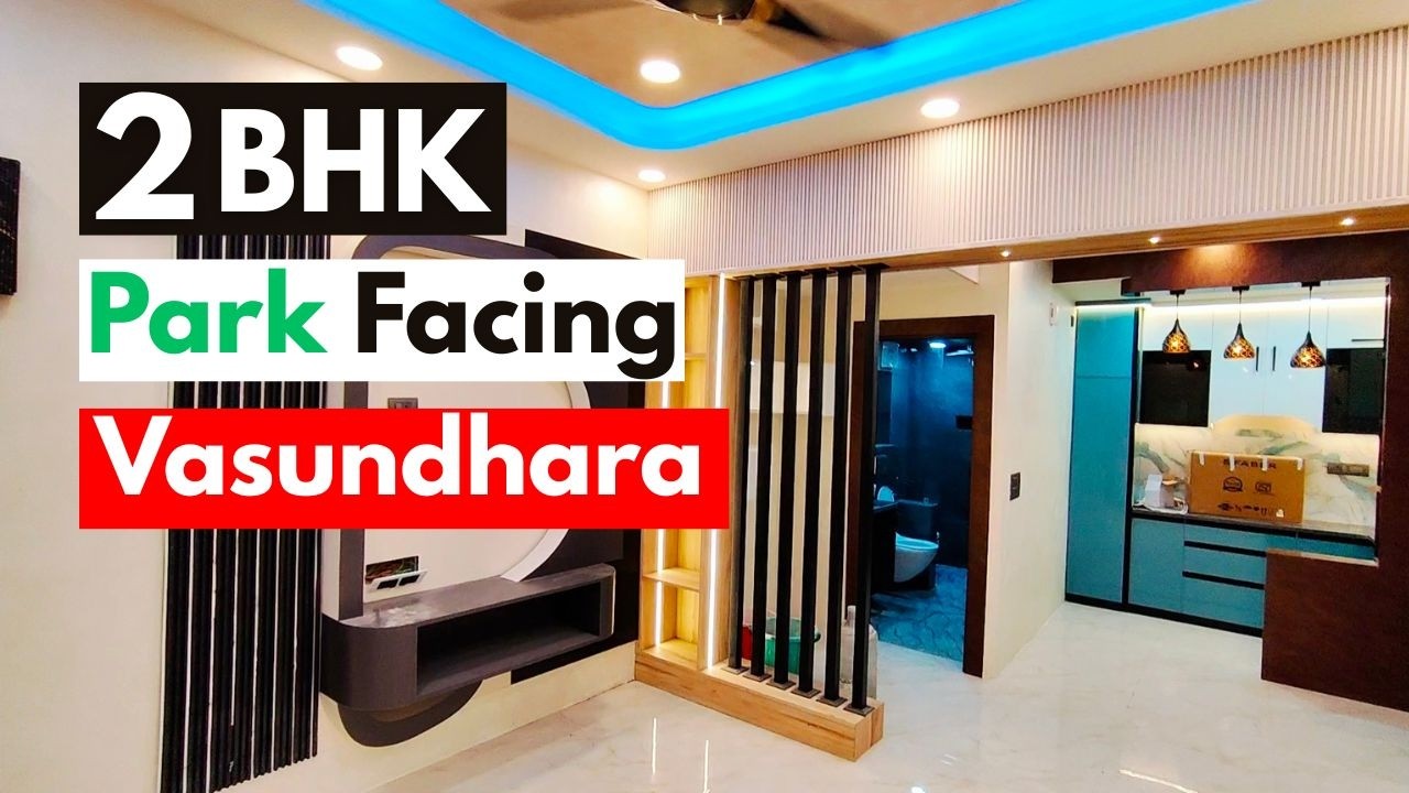 🔥 Park Facing 2 BHK Flat in Vasundhara Ghaziabad | Gated Society | Car Parking