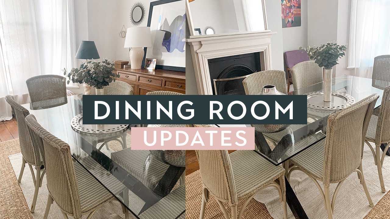 Dining Room Updates ✨ Big transformation and declutter VLOG