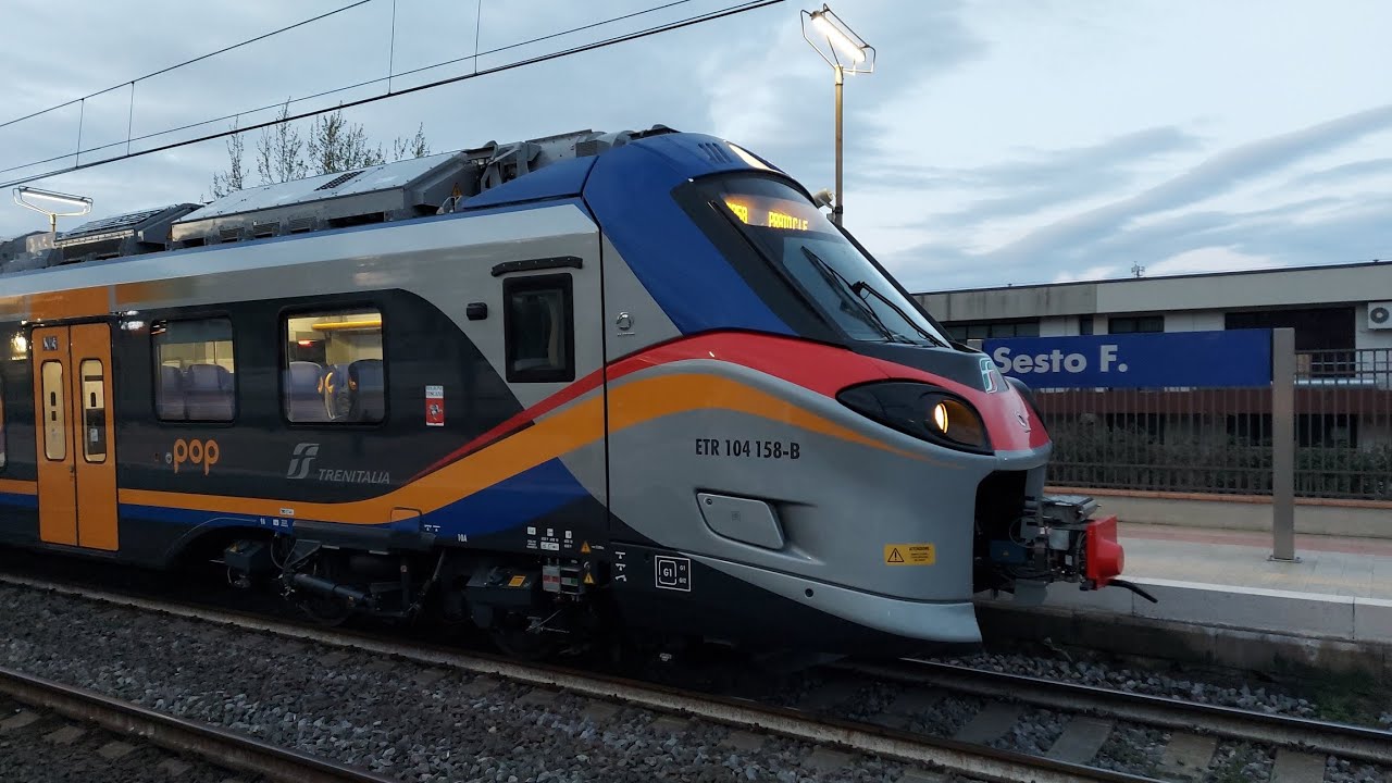 [4K] Arrivo e partenza dell' ETR104.158 