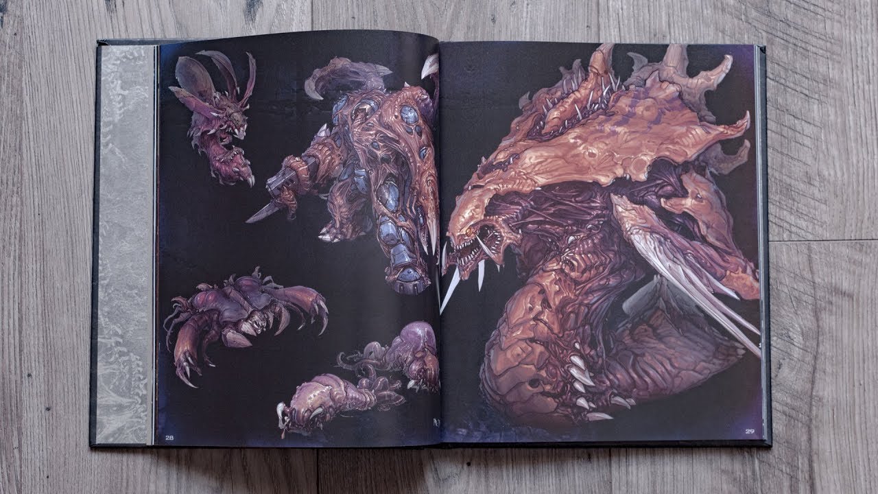 Artbook - The Art of Starcraft 2 Heart of the Swarm - preview 
