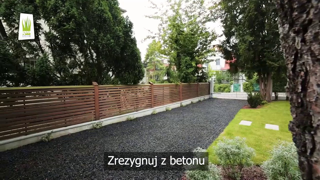 geoSYSTEM  wodoprzepuszczalny podjazd do domu 1