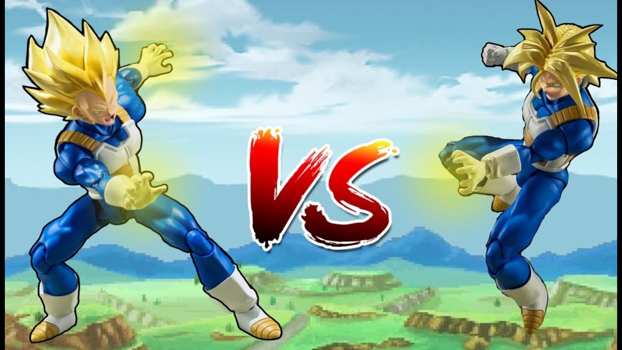 Vegeta VS Trunks (STOPMOTION