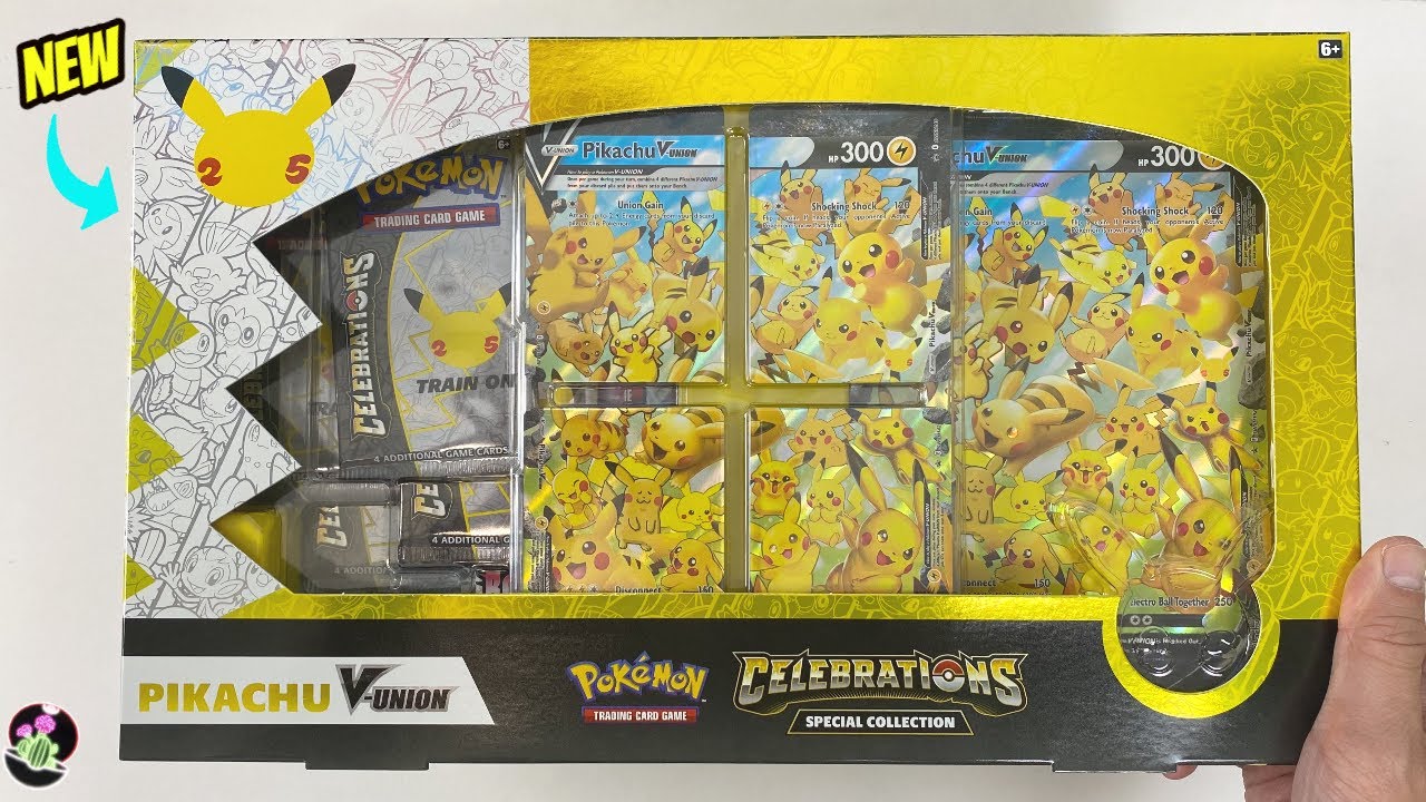 *NEW* Unboxing Pokémon Celebrations Special Collection Pikachu V-UNION Box!!