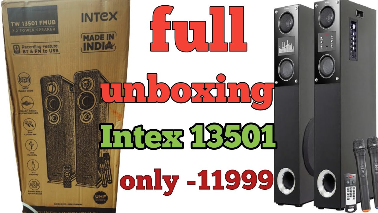 Intex 13501 full unboxing 