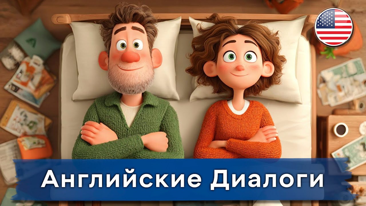 Простые АНГЛИЙСКИЕ диалоги ПОМОГУТ говорить как носитель. Слушай и Повторяй