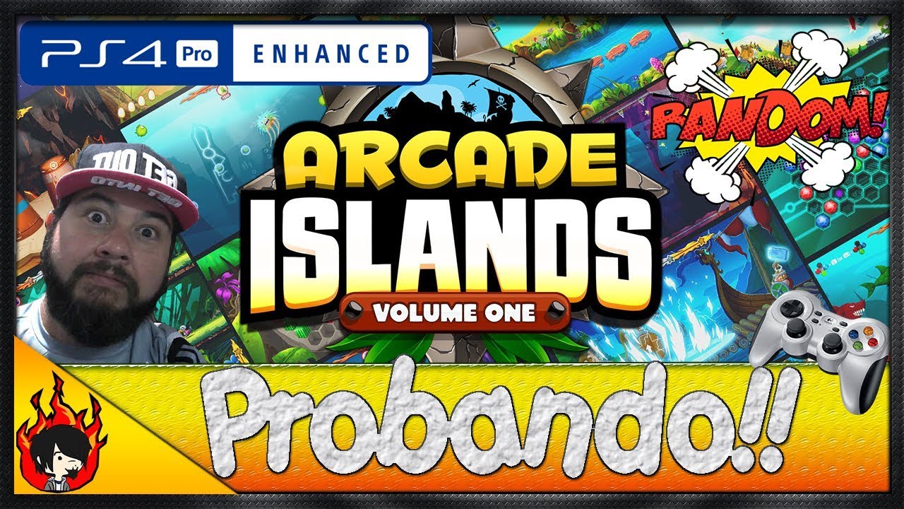 Probando 🤖Arcade Island V1🎡 PS4 PRO / Gameplay Español / Random