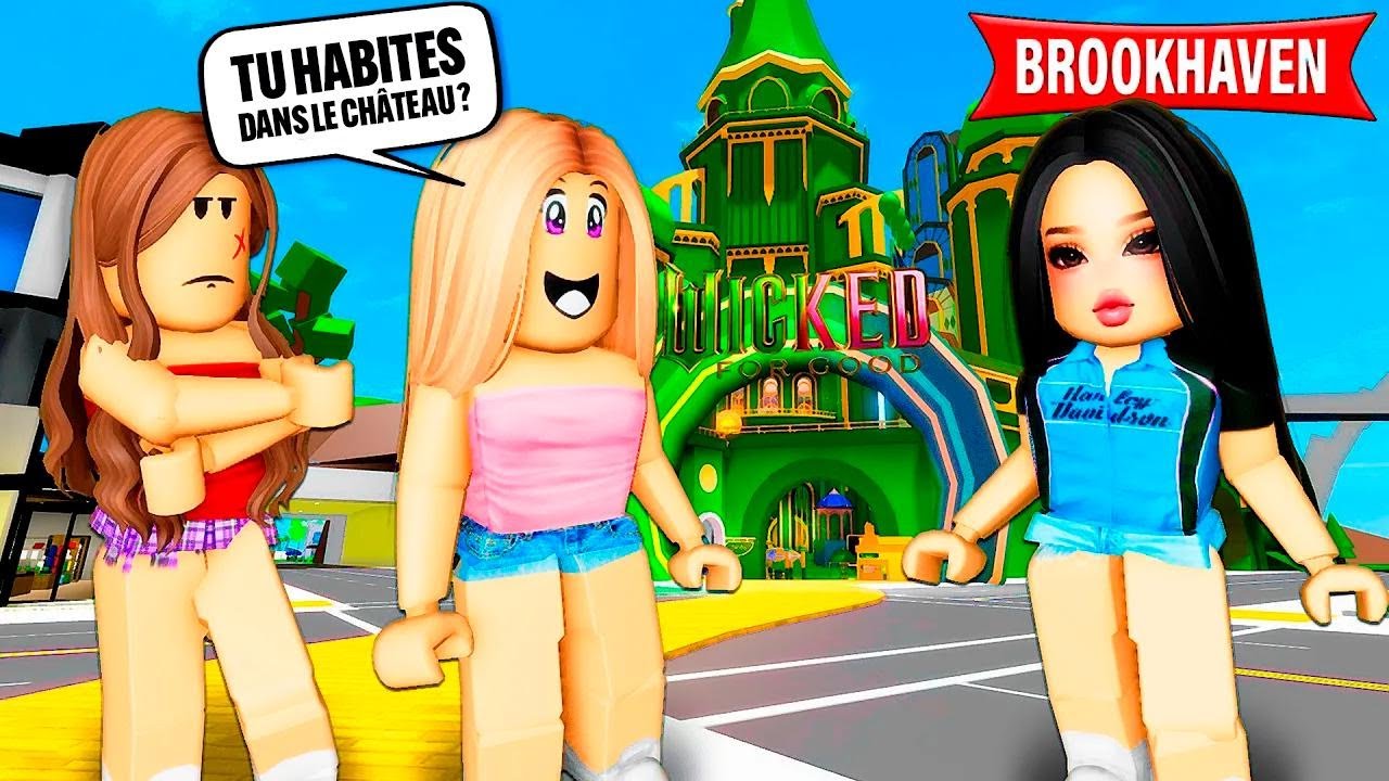 Une nouvelle élève emménage dans le château ! | Histoires Brookhaven RP | Roblox