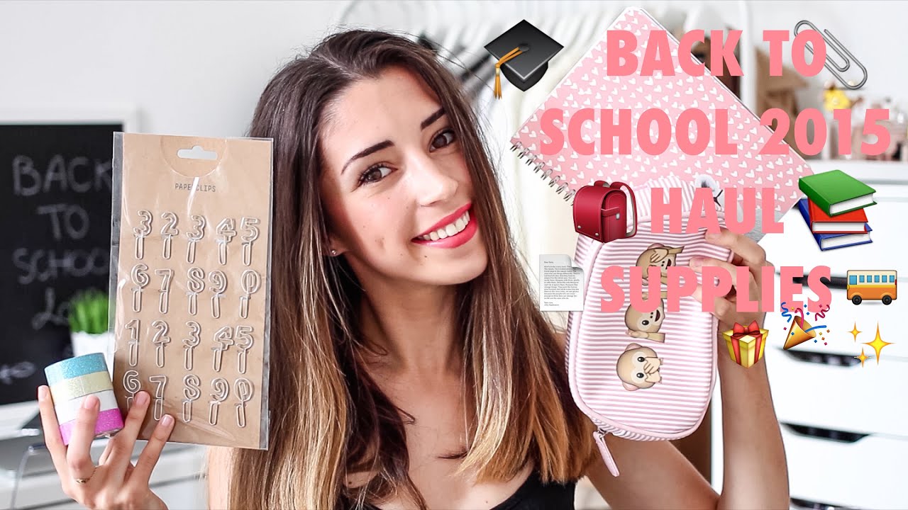 HAUL BACK TO SCHOOL 2015 ♡