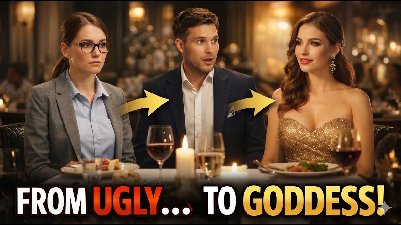 Millionaire Took His Ugly Secretary to Dinner and Was Left Breathless When She Looked Like a Goddess
