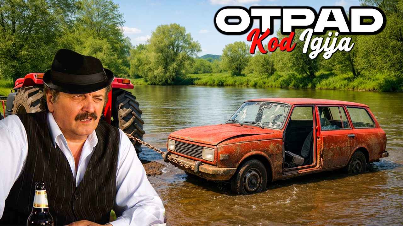 IZVLAČIM RADAŠINOV AUTO IZ MORAVE SA IMT-om, PALI LI?! *Otpad na selu* EP26
