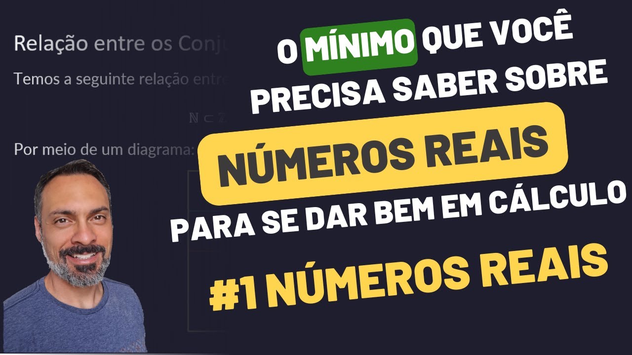 Aula #1 | Números Reais (conjuntos numéricos)