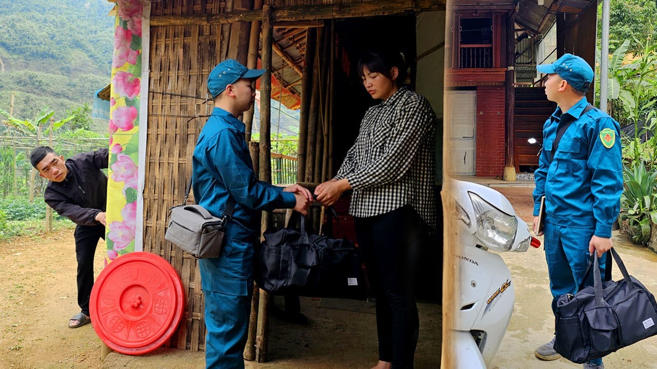 Police officer decides to move in with single mother. Ex-husband discovers their new home