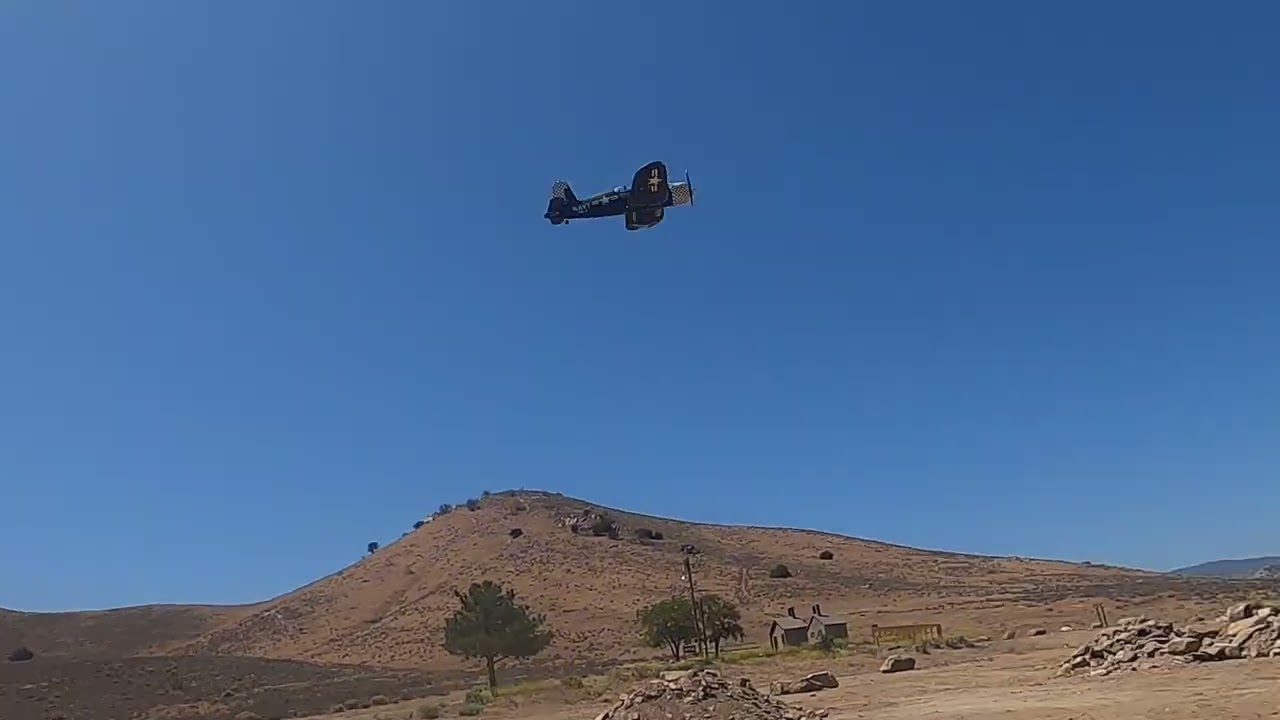 Ken flying Corsair Camp9