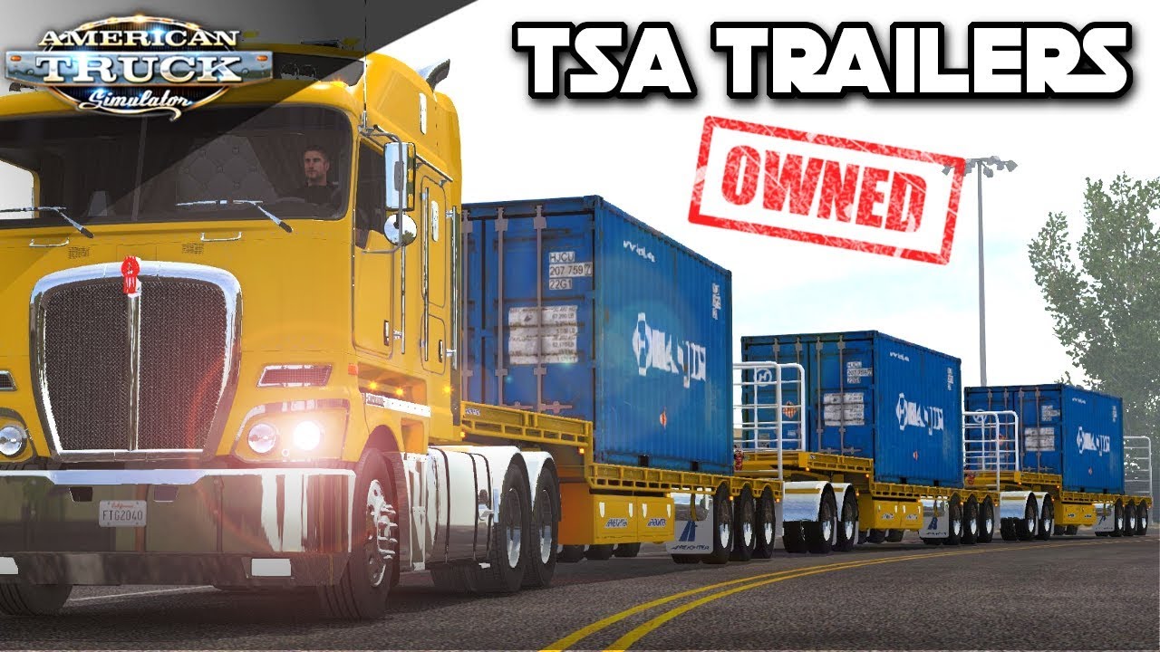 TSA TRIPLE FLATDECK TRAILERS | NEW TRAILER MODS OWNED