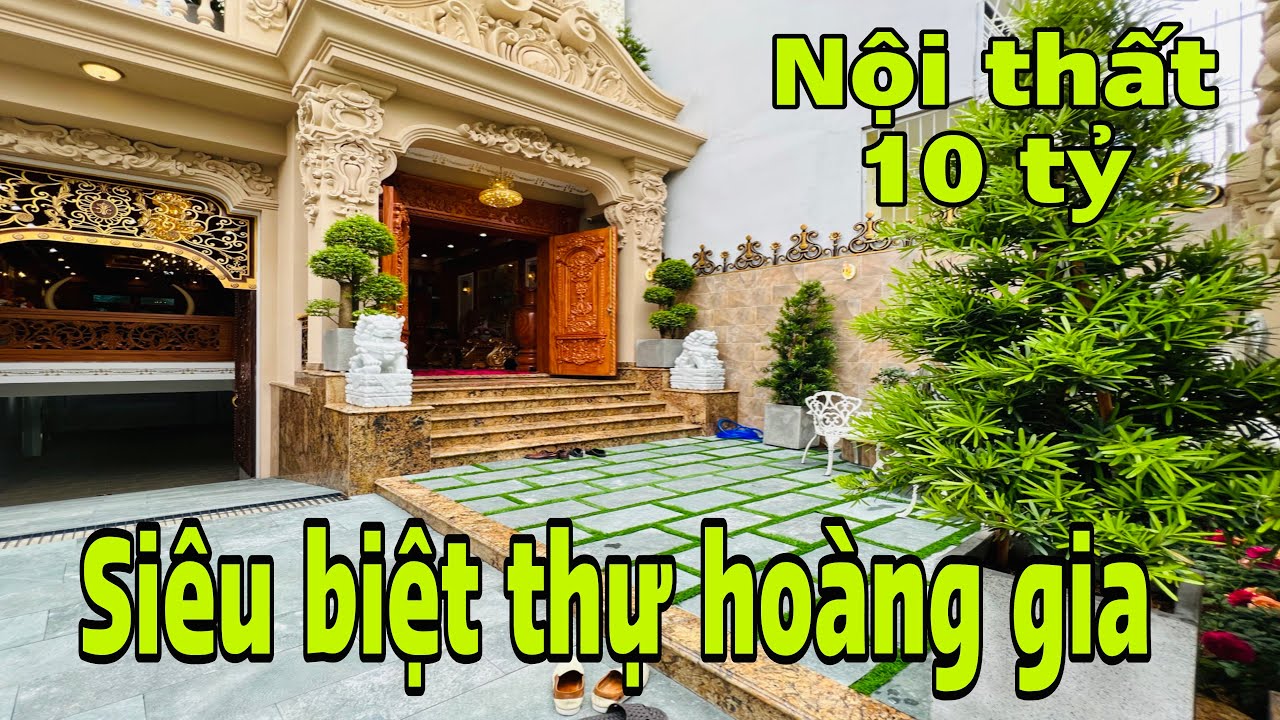Siêu biệt thự hoàng gia có 1-0-2 tại thành phố hồ chí minh nội thất 10 tỷ