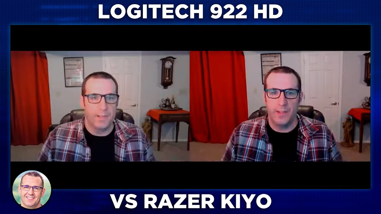 Testing webcams Logitech 922 HD Pro vs Razer Kiyo